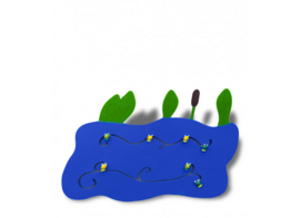 Тактильно-развивающая панель «Пруд» - fgospostavki.ru - Москва