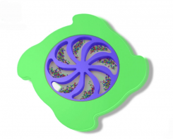 Тактильно-развивающая панель «Вращение радуги» - fgospostavki.ru - Москва