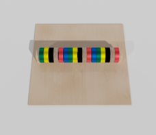 Тактильно-развивающая панель с разноцветными кругами - fgospostavki.ru - Москва