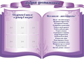 Стенд "Азбука достижений" (резной стенд из 3-х частей) - fgospostavki.ru - Москва