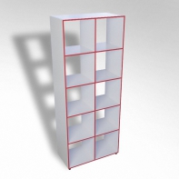 Шкаф открытый многосекционный ТР10 ЛДСП  - fgospostavki.ru - Москва