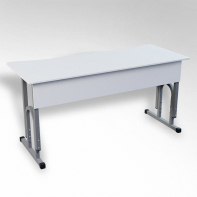 Стол 'Архимед ТР' 2-х местный регулируемый с эргономичной столешницей - fgospostavki.ru - Москва