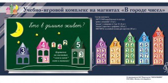 "В городе чисел". Для лучшего понимания и запоминания состава чисел первого десятка - fgospostavki.ru - Москва
