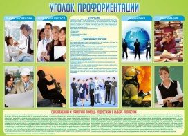 Стенд "Уголок профориентации" - fgospostavki.ru - Москва