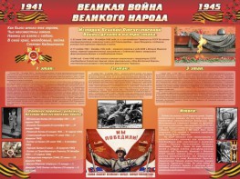 Стенд "Великая война Великого народа" Вариант 2 (6 блоков) - fgospostavki.ru - Москва