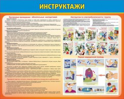 Стенд "Инструктажи" - fgospostavki.ru - Москва