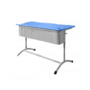 Школьный двухместный стол с перфорированным экраном - fgospostavki.ru - Москва